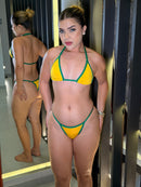 Biquíni Copa Amarelo c/ verde