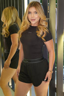 Short Duplo Preto