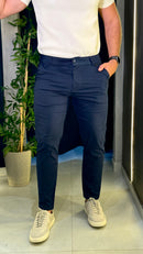 Calça de Alfaiataria Azul Marinho