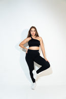 Conjunto Canelado Preto