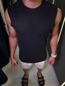 Regata Texturizada Preta