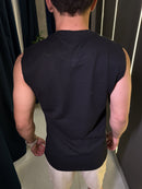 Regata Texturizada Preta