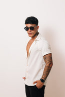 Camisa de Linho Off White