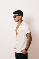 Camisa de Linho Off White