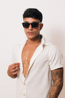 Camisa de Linho Off White