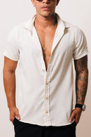Camisa de Linho Off White
