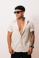 Camisa de Linho Off White