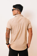 Camisa de Linho Bege