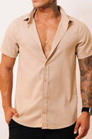 Camisa de Linho Bege