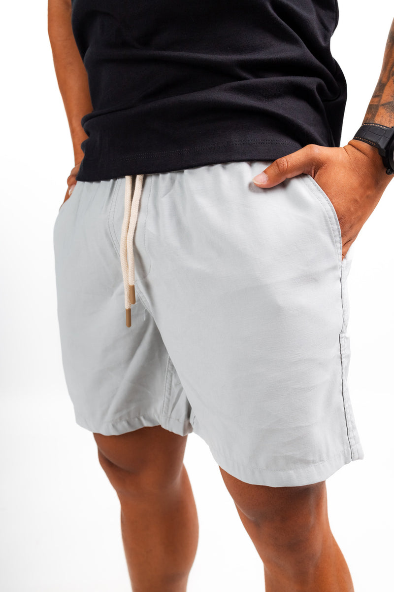 Short Algodão Cinza