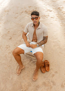 Camisa de Linho Bege