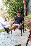 Camisa Suedine Preta