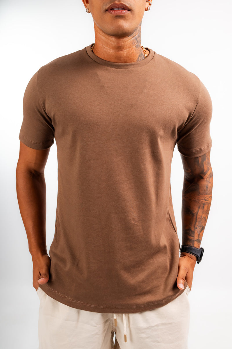 Camisa Suedine Bege